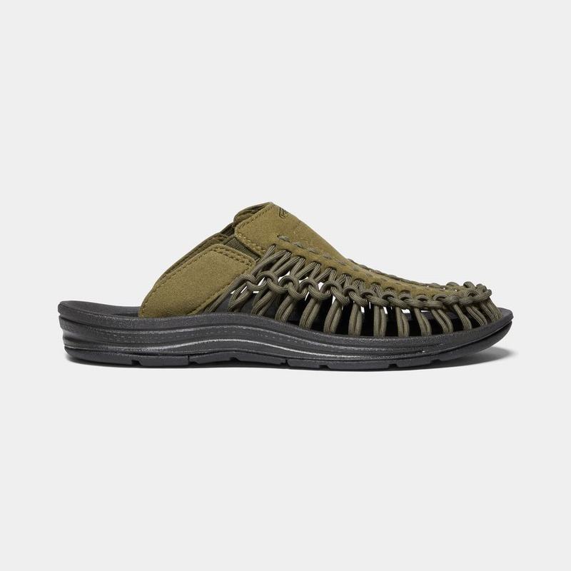 Sandalias Keen Uneek Para Mujer Verde Oscuro Oliva/Negros - Sandalias Keen Mexico (349725-MWB)